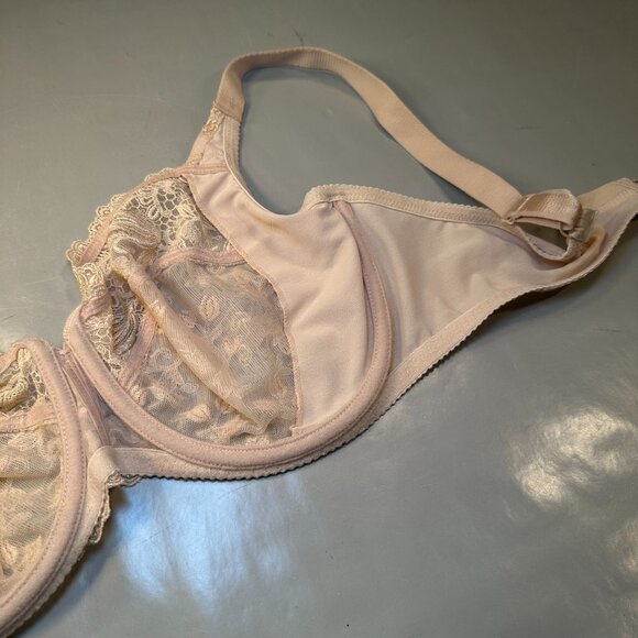 Wacoal Renaissance Rose Underwire Lace Bra Womens 40D Embroidered Floral - Picture 10 of 16